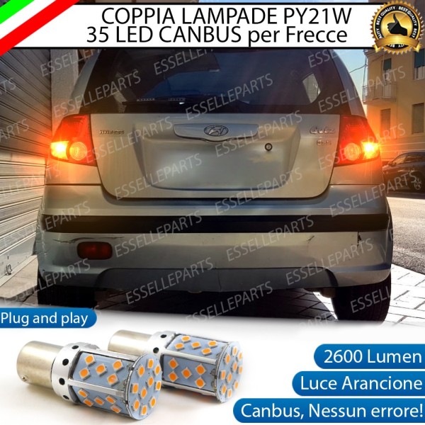 Coppia Frecce Posteriori PY21W 35 LED Canbus HYUNDAI GETZ