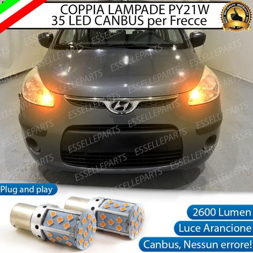 Coppia Frecce Anteriori PY21W 35 LED Canbus Hyundai i10 I