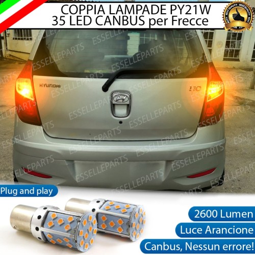 Coppia Frecce Posteriori PY21W 35 LED Canbus Hyundai i10 I