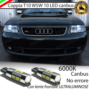 Luci Di Posizione 10 LED per Audi A3 8L luce bianca canbus