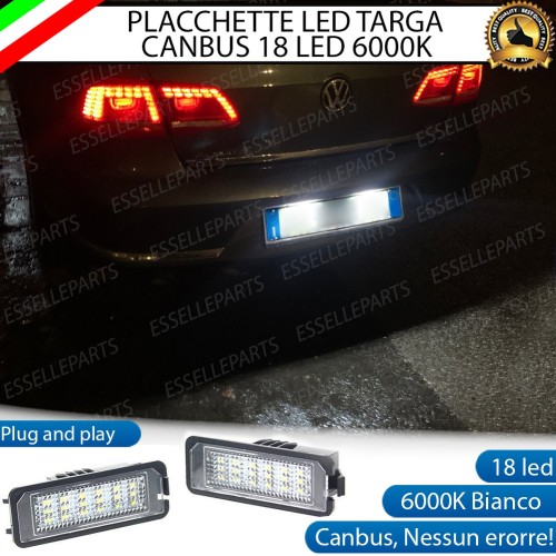 - VERSIONI BERLINA - PLACCHETTE LUCI TARGA A LED VW PASSAT B7