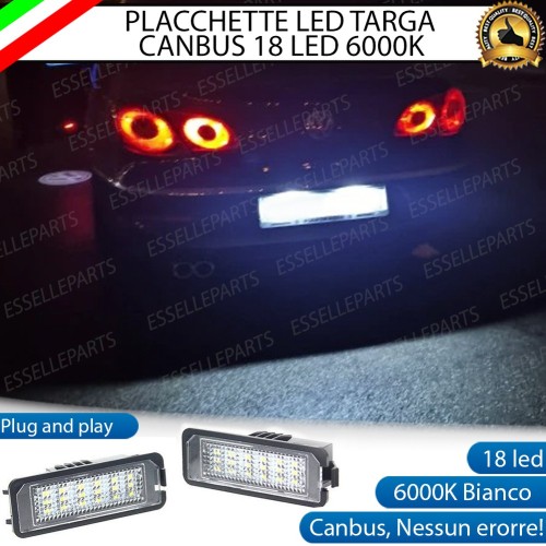 Placchette Complete da 18 LED per Luci targa specifiche per VOLKSWAGEN PASSAT CC