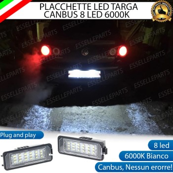 Placchette Complete da 18 LED per Luci targa specifiche per VOLKSWAGEN PASSAT B6 BERLINA