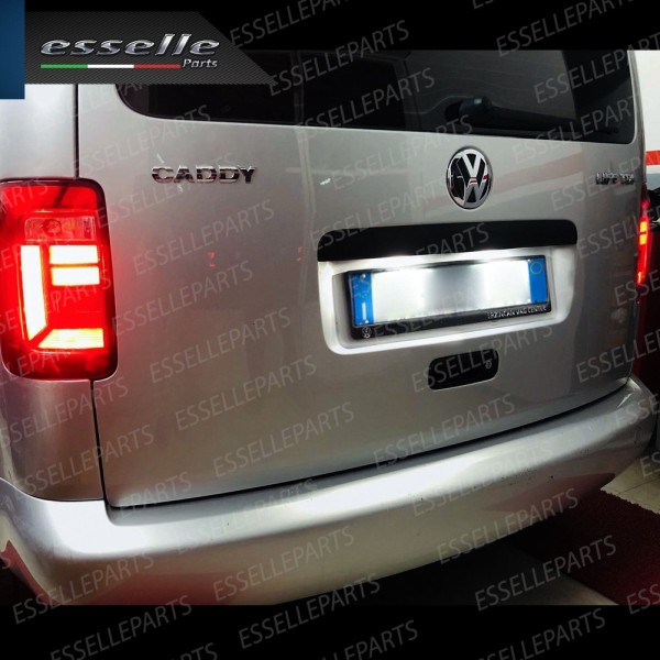 Placchette Complete da 18 LED per Luci targa specifiche per VW CADDY III