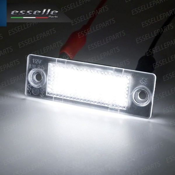 Placchette Complete da 18 LED per Luci targa specifiche per SKODA SUPERB I