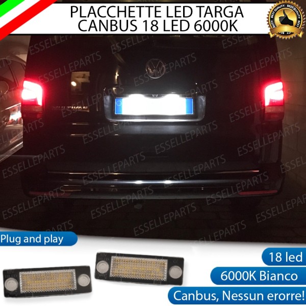 Placchette Complete da 18 LED per Luci targa specifiche per VW MULTIVAN TRANSPORTER T5