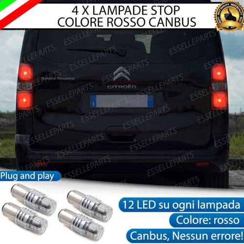 4 X Lampade LED BAY15D Stop / Posizione Posteriori per CITROEN JUMPY III