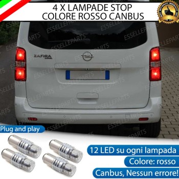 4 X Lampade LED BAY15D Stop / Posizione Posteriori per OPEL ZAFIRA LIFE 4 X Lampade LED BAY15D Stop / Posizione Posteriori per OPEL ZAFIRA LIFE