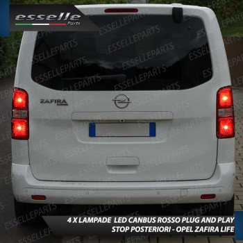 4 X Lampade LED BAY15D Stop / Posizione Posteriori per OPEL ZAFIRA LIFE 4 X Lampade LED BAY15D Stop / Posizione Posteriori per OPEL ZAFIRA LIFE