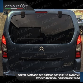 Coppia Lampade LED BAY15D Stop / Posizione Posteriori per CITROEN BERLINGO III