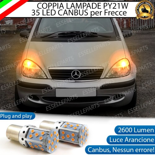 Coppia Frecce Anteriori PY21W 35 LED Canbus Mercedes Classe A W168