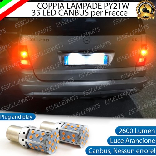 Coppia Frecce Posteriori PY21W 35 LED Canbus MERCEDES ML W163