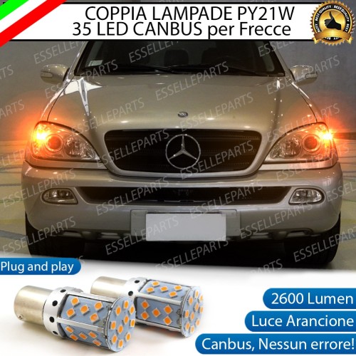 Coppia Frecce Anteriori PY21W 35 LED Canbus Mercedes ML W163