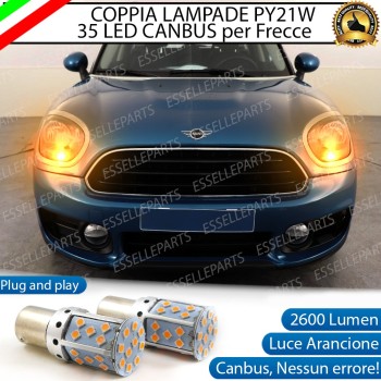 Coppia Frecce Anteriori PY21W 35 LED Canbus Mini Countryman F60