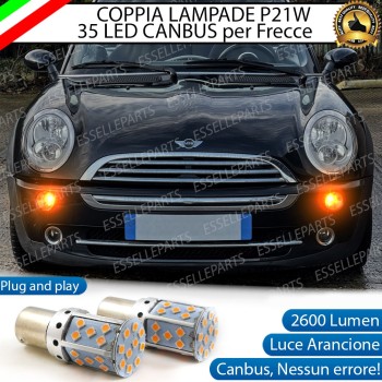Coppia Frecce Anteriori PY21W 35 LED Canbus Mini One R50