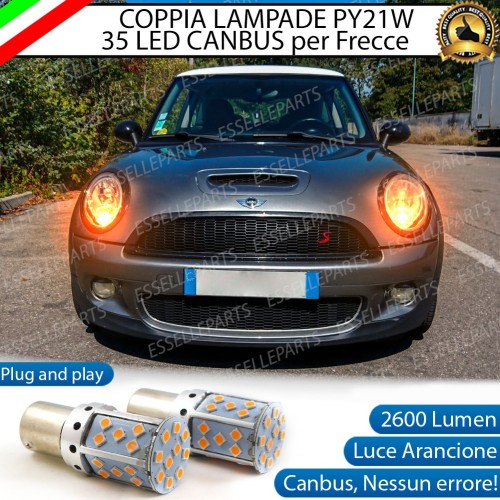 Coppia Frecce Anteriori PY21W 35 LED Canbus Mini Cooper R56