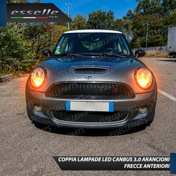 Coppia Frecce Anteriori PY21W 35 LED Canbus Mini Cooper R56