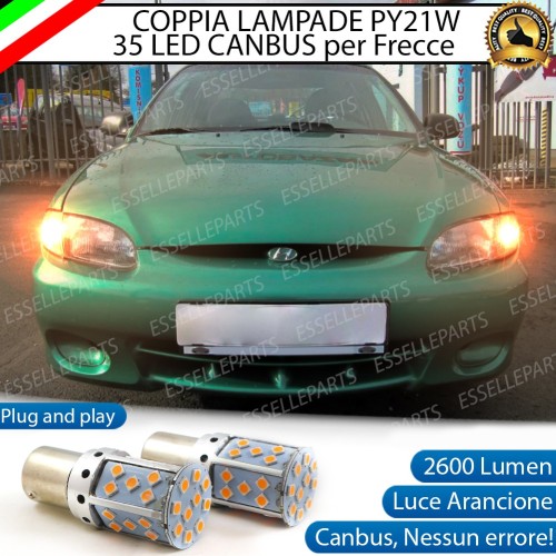 Coppia Frecce Anteriori PY21W 35 LED Canbus HYUNDAI ACCENT I DAL 08/1997