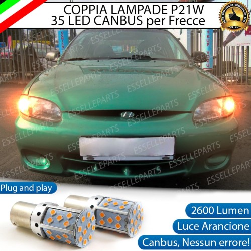 Coppia Frecce Anteriori P21W 35 LED Canbus HYUNDAI ACCENT I FINO AL 07/1997