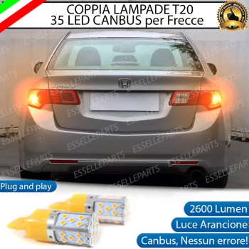 Lampada T20 WY21W Canbus ARANCIONE FRECCE Luce AMBRA HONDA ACCORD 8G