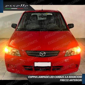 Coppia Frecce Anteriori P21W 24 LED Canbus 3.0 per MAZDA DEMIO