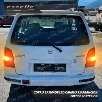 Coppia Frecce Posteriori P21W 24 LED Canbus 3.0 per MAZDA DEMIO