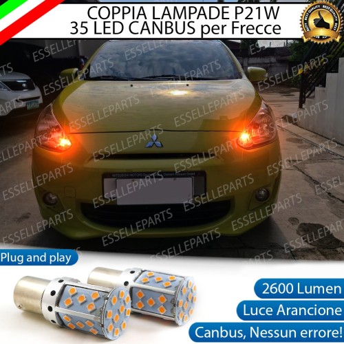 Coppia Frecce Anteriori P21W 35 LED Canbus MITSUBISHI MIRAGE