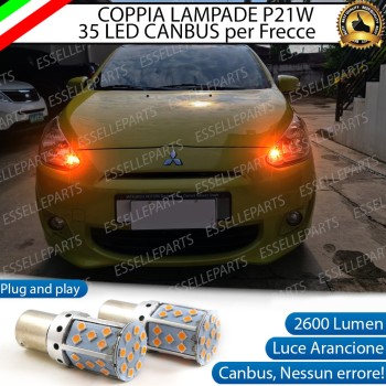 Coppia Frecce Anteriori P21W 35 LED Canbus MITSUBISHI MIRAGE Coppia Frecce Anteriori P21W 35 LED Canbus MITSUBISHI MIRAGE