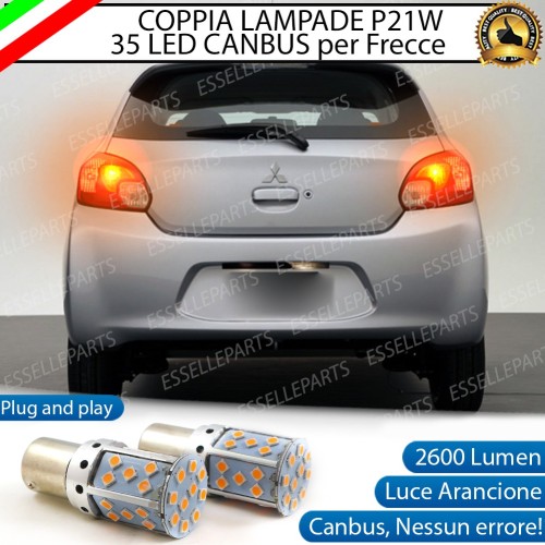 Coppia Frecce Posteriori P21W 35 LED Canbus MITSUBISHI MIRAGE