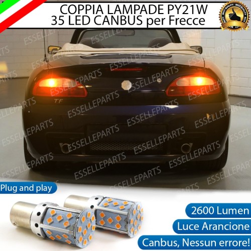 Coppia Frecce Posteriori PY21W 35 LED Canbus MG TF II