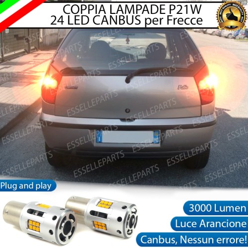 Coppia Frecce Posteriori P21W 24 LED Canbus 3.0 per FIAT PALIO