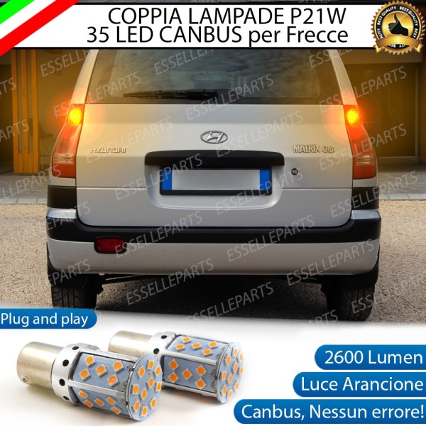 Coppia Frecce Posteriori P21W 35 LED Canbus HYUNDAI MATRIX