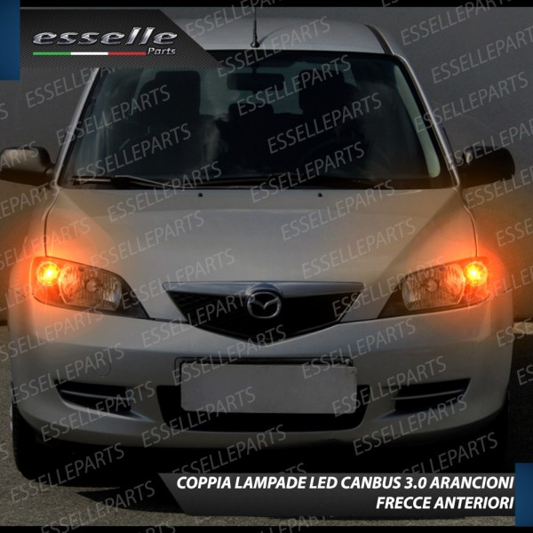 Coppia Frecce Anteriori PY21W 24 LED Canbus 3.0 per MAZDA 2 I