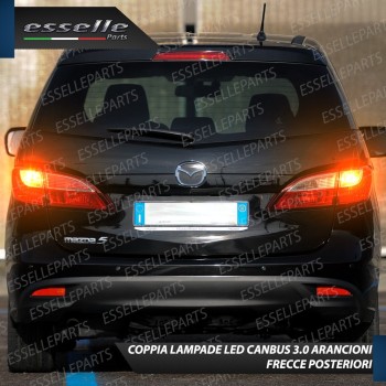 Coppia Lampade T20 WY21W 24 LED CANBUS 3.0 PER FRECCE DIREZIONALI POSTERIORI MAZDA 5 I