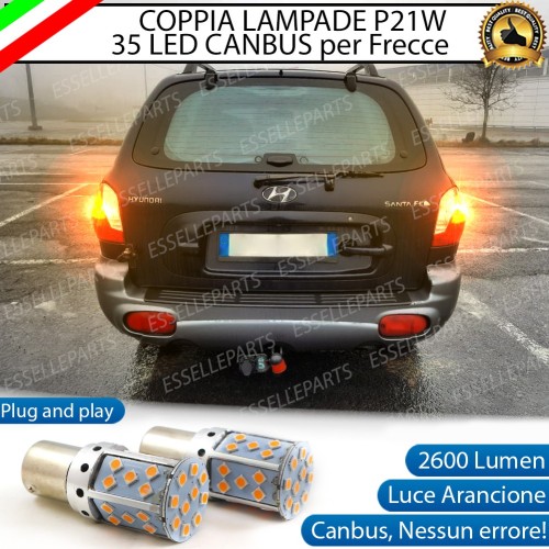 Coppia Frecce Posteriori P21W 35 LED Canbus HYUNDAI SANTA FE I