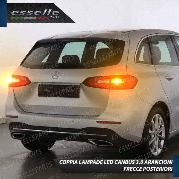 Lampada PY21W BAU15S Canbus ARANCIONE FRECCE Luce AMBRA MERCEDES CLASSE B  W247