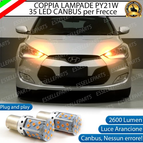 Coppia Frecce Anteriori PY21W 35 LED Canbus HYUNDAI VELOSTER
