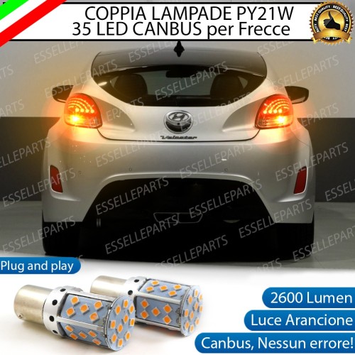 Coppia Frecce Posteriori PY21W 35 LED Canbus HYUNDAI VELOSTER