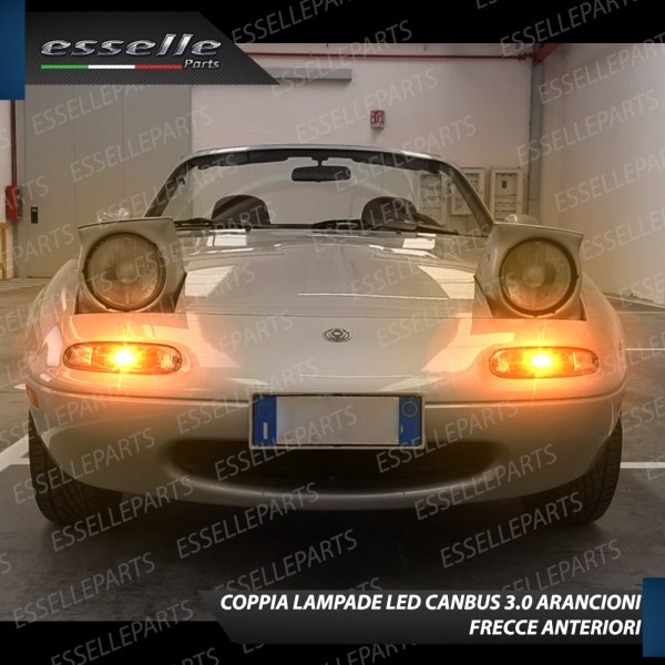 Coppia Frecce Anteriori P21W 24 LED Canbus 3.0 per MAZDA MX-5 I