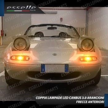 Coppia Frecce Anteriori P21W 24 LED Canbus 3.0 per MAZDA MX-5 I