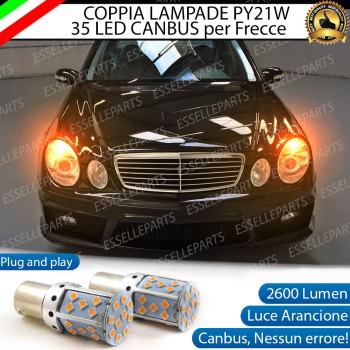 Coppia Frecce Anteriori PY21W 35 LED Canbus Mercedes Classe E W211 Coppia Frecce Anteriori PY21W 35 LED Canbus Mercedes Classe E W211