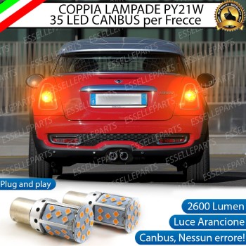 Coppia Frecce Posteriori PY21W 35 LED Canbus MINI R58