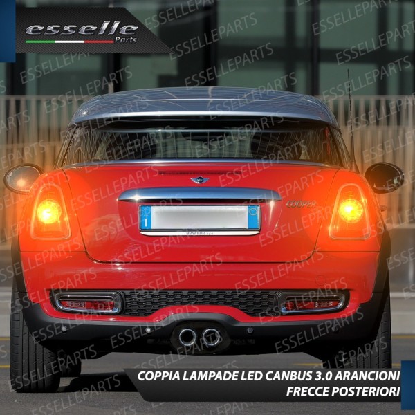 Coppia Frecce Posteriori PY21W 35 LED Canbus MINI R58