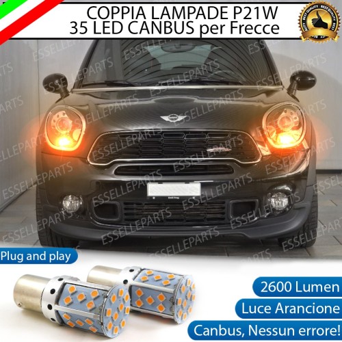 Coppia Frecce Anteriori P21W 35 LED Canbus MINI COUNTRYMAN R60