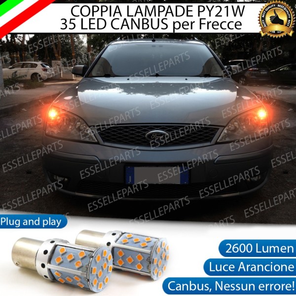 Coppia Frecce Anteriori PY21W 35 LED Canbus FORD MONDEO II