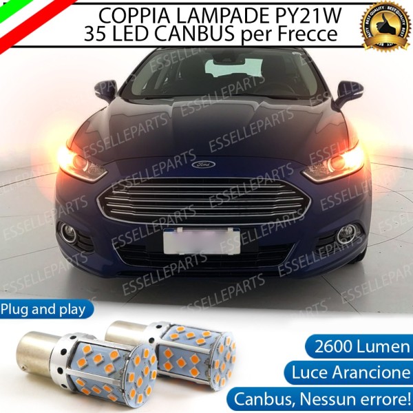 Coppia Frecce Anteriori PY21W 35 LED Canbus FORD MONDEO IV