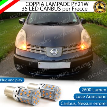 Coppia Frecce Anteriori PY21W 35 LED Canbus NISSAN NOTE
