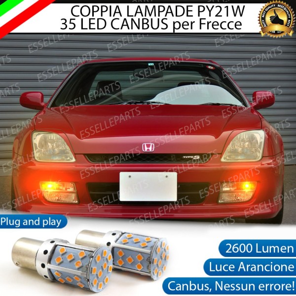 Coppia Frecce Anteriori PY21W 35 LED Canbus HONDA PRELUDE 5G