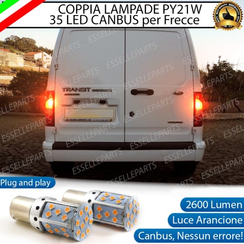 Coppia Frecce Posteriori PY21W 35 LED Canbus FORD TRANSIT CONNECT
