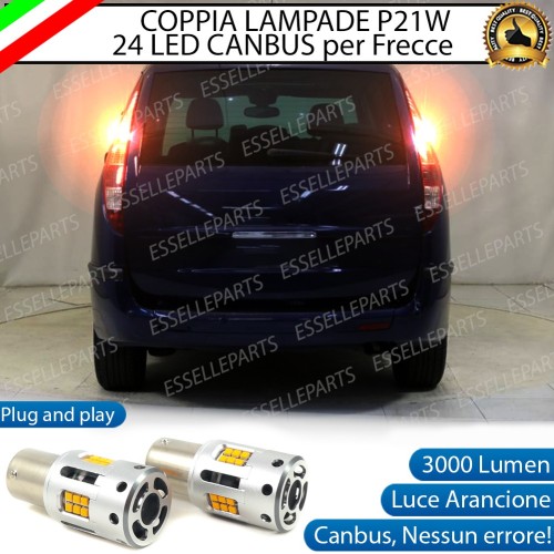 Coppia Frecce Posteriori P21W 24 LED Canbus 3.0 per FIAT ULYSSE II